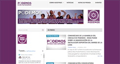 Desktop Screenshot of podemosrivas.info